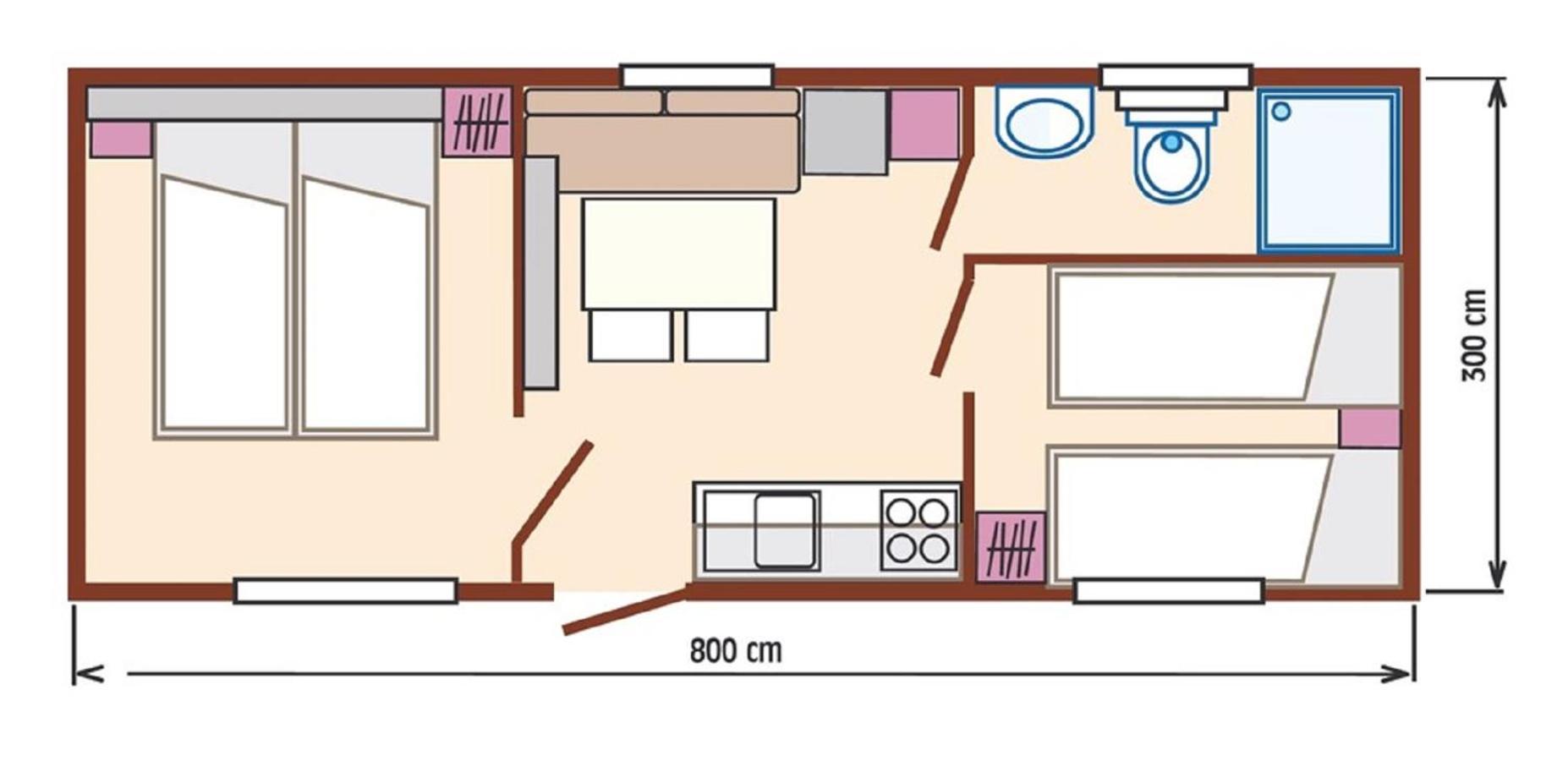 Victoria Mobilehome By Ville Degli Ulivi Marina di Campo Zewnętrze zdjęcie